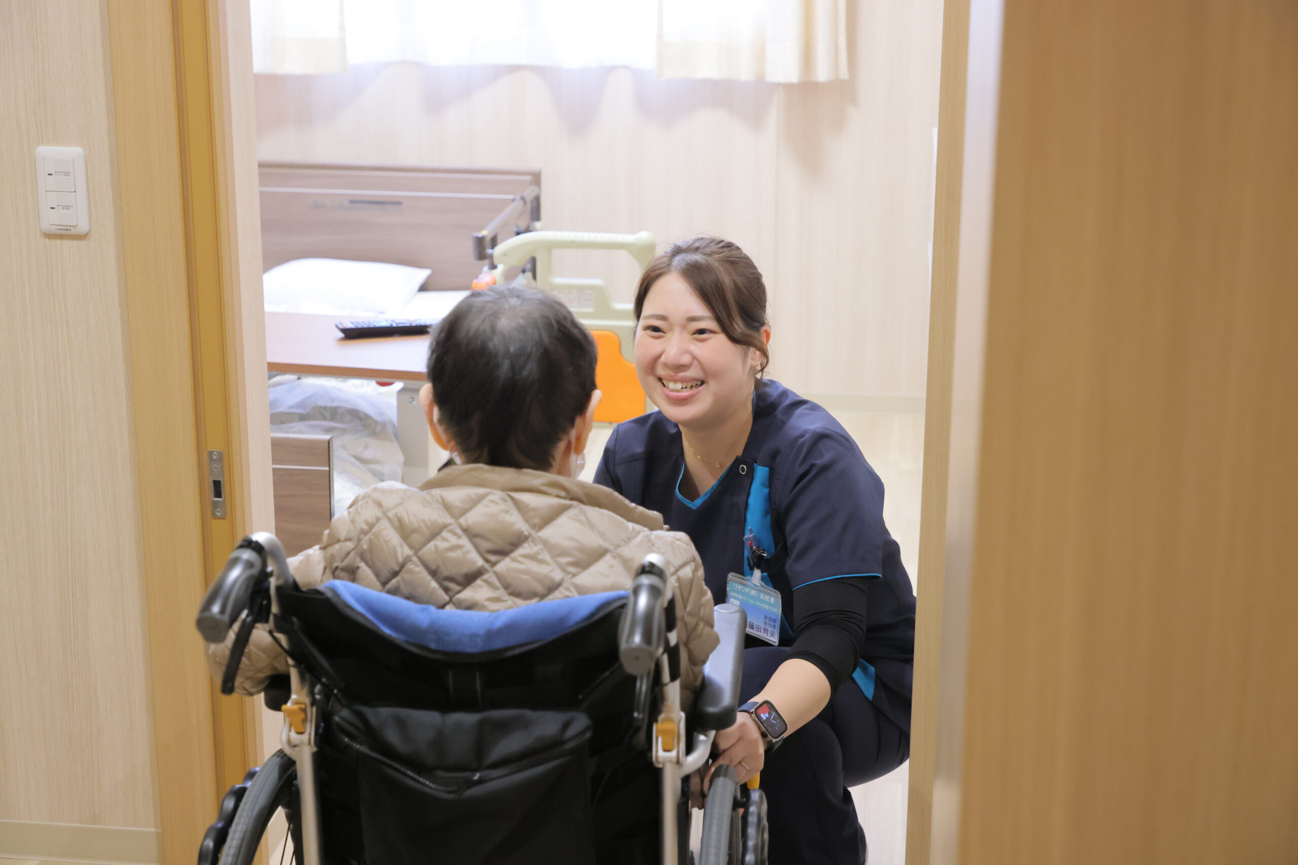 静岡県浜松市にある医療対応型ホーム・リヤンド-絆-浜松東で働く訪問看護師