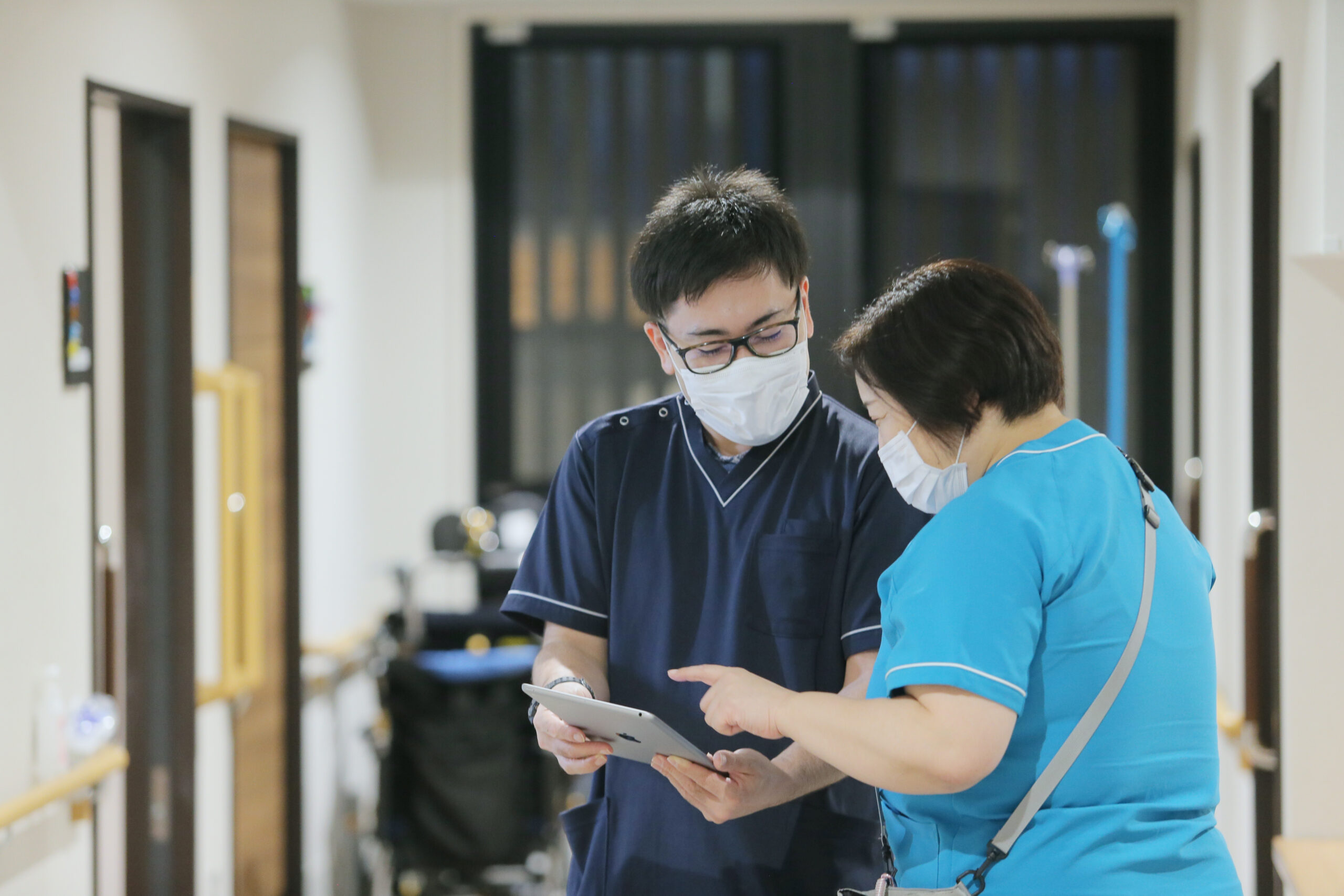 静岡県藤枝市にある医療対応型サービス付き高齢者向け住宅・医療対応型ホーム リヤンドファミーユで働く介護職員
