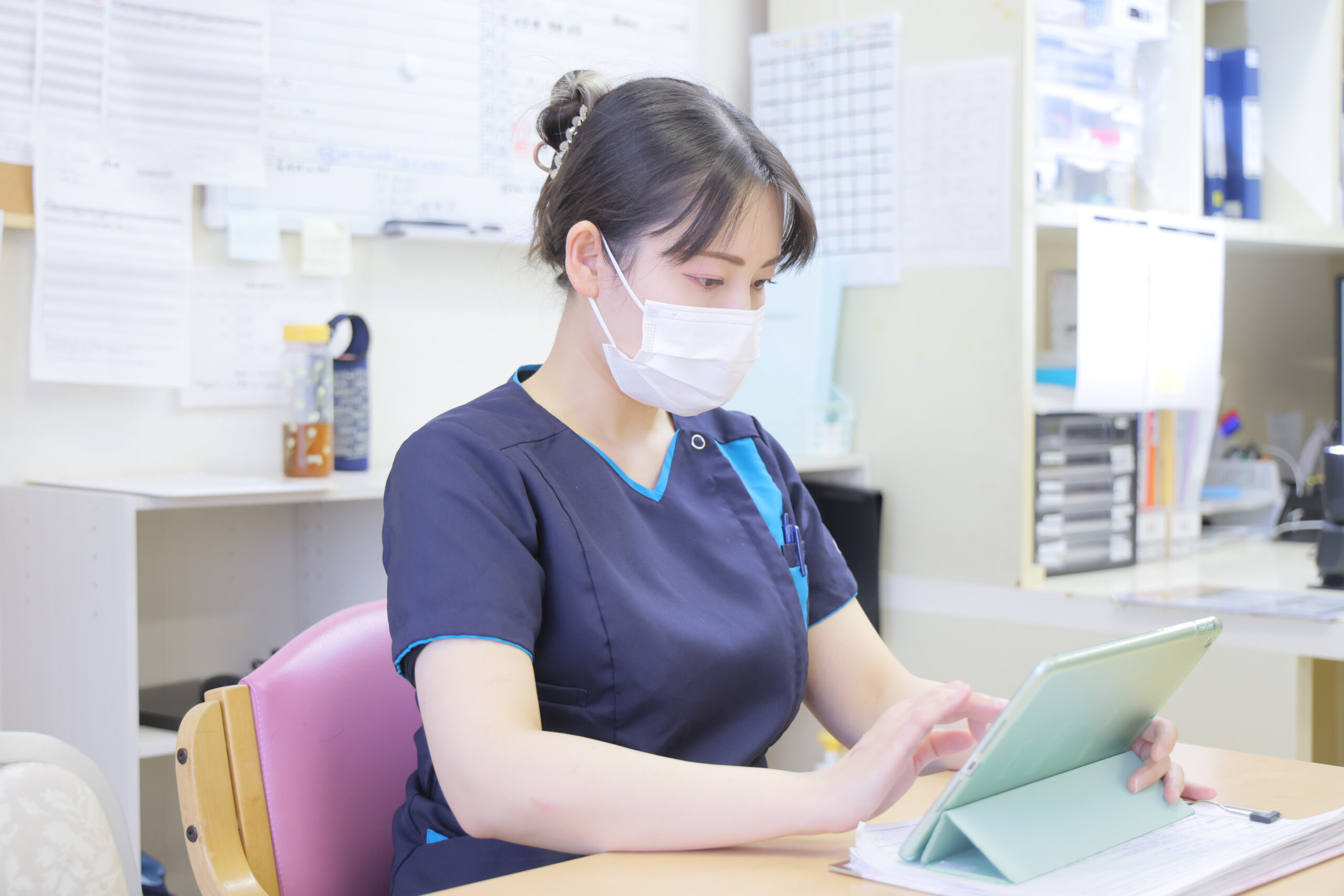 千葉県市原市・姉ヶ崎にある医療対応型ホームリヤンド-絆-姉崎で訪問看護師